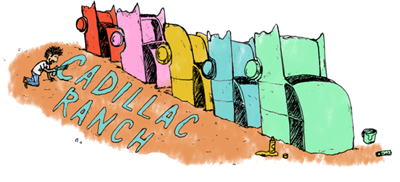Cadillac Ranch on Route 66
